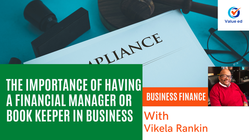 Business Finance - Importance of a bookkeeper in Business